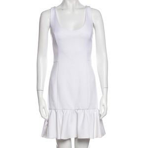 Milly Ivory Flounce Dress Size 4